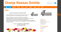 Desktop Screenshot of oranjenassausmilde.nl